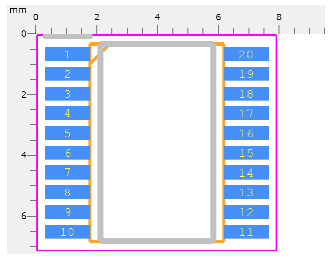 STM32G030F6P6 Footprint