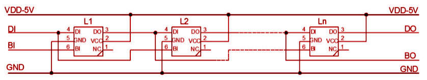 WS2813 WIRING DIAGRAM