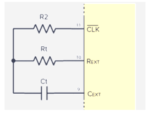 CD4060 Oscillator Configuration