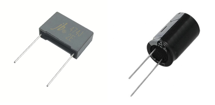 Figure 8. Film Capacitor vs Electrolytic Capacitor