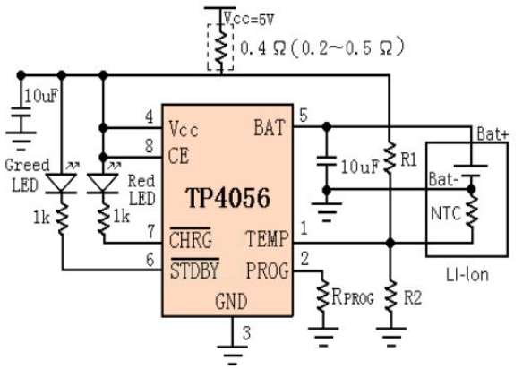 TP4056 typical application