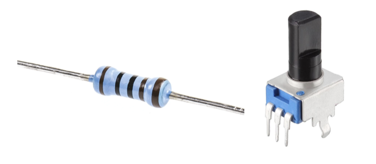   Figure 10. Fixed Resistor and Variable Resistor Comparison