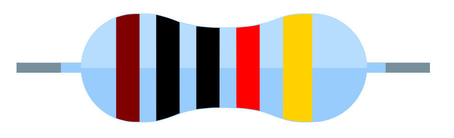 5-Band 10k Resistor Color Code