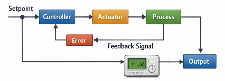 Closed-Loop Control System Diagram